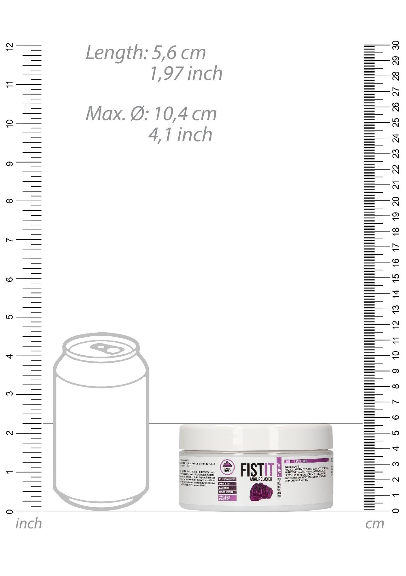 Gel relaxant anal Fist It ShotsToys 300 ml