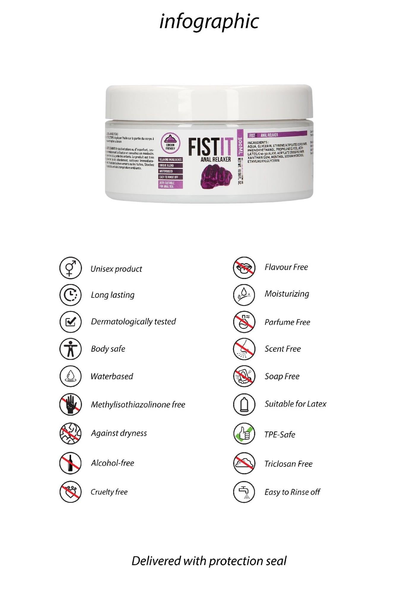 Gel relaxant anal Fist It ShotsToys 300 ml