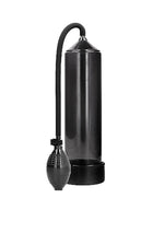 Pompă de penis pompată clasică neagră 23 cm