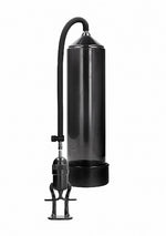 Pompă de penis Pumped Deluxe pentru începători, neagră, 23 cm