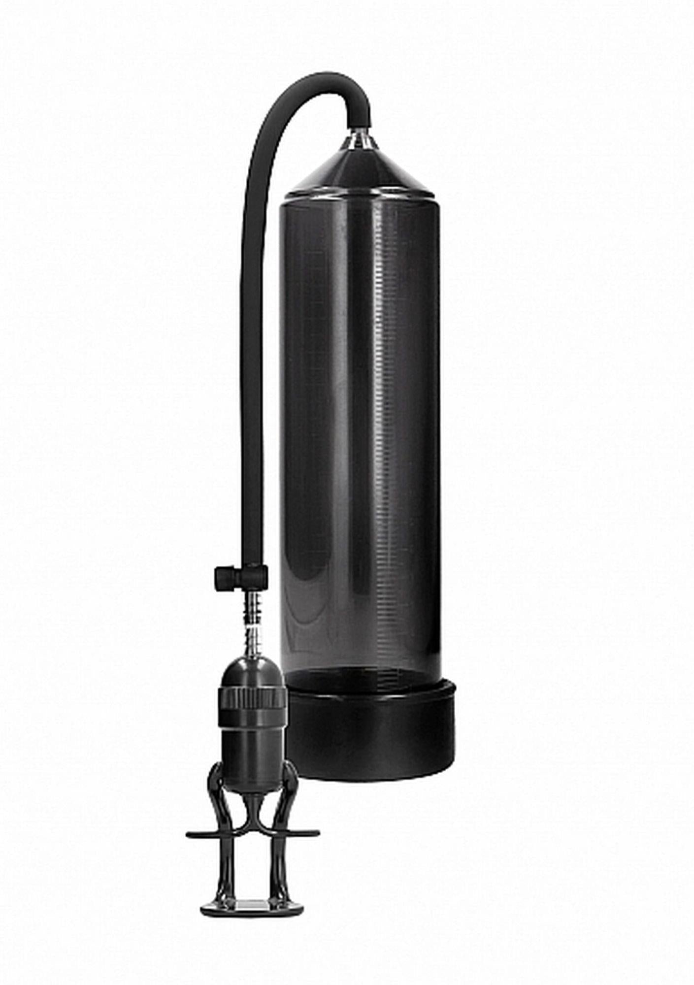 Pompă de penis Pumped Deluxe pentru începători, neagră, 23 cm
