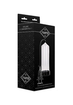 Pompă de penis Pumped Deluxe pentru începători, transparentă, 23 cm