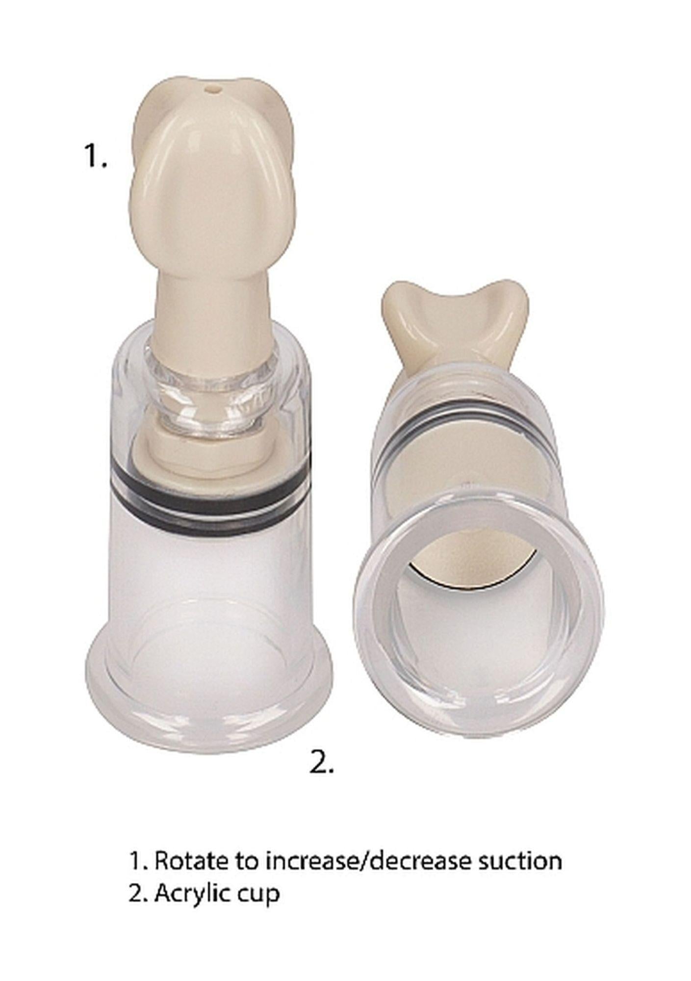 Pompe mici transparente cu mameloane
