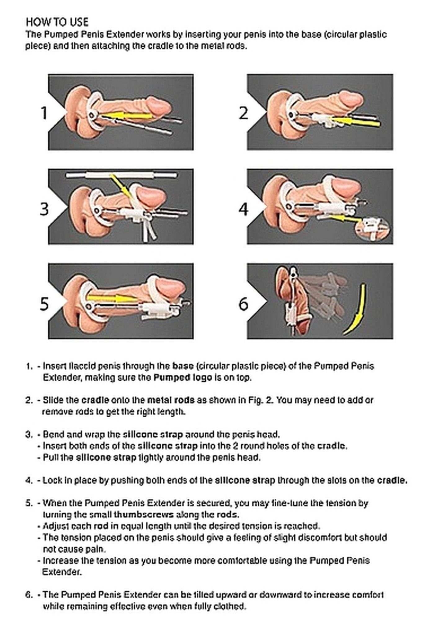 Extensor de penis pompat alb