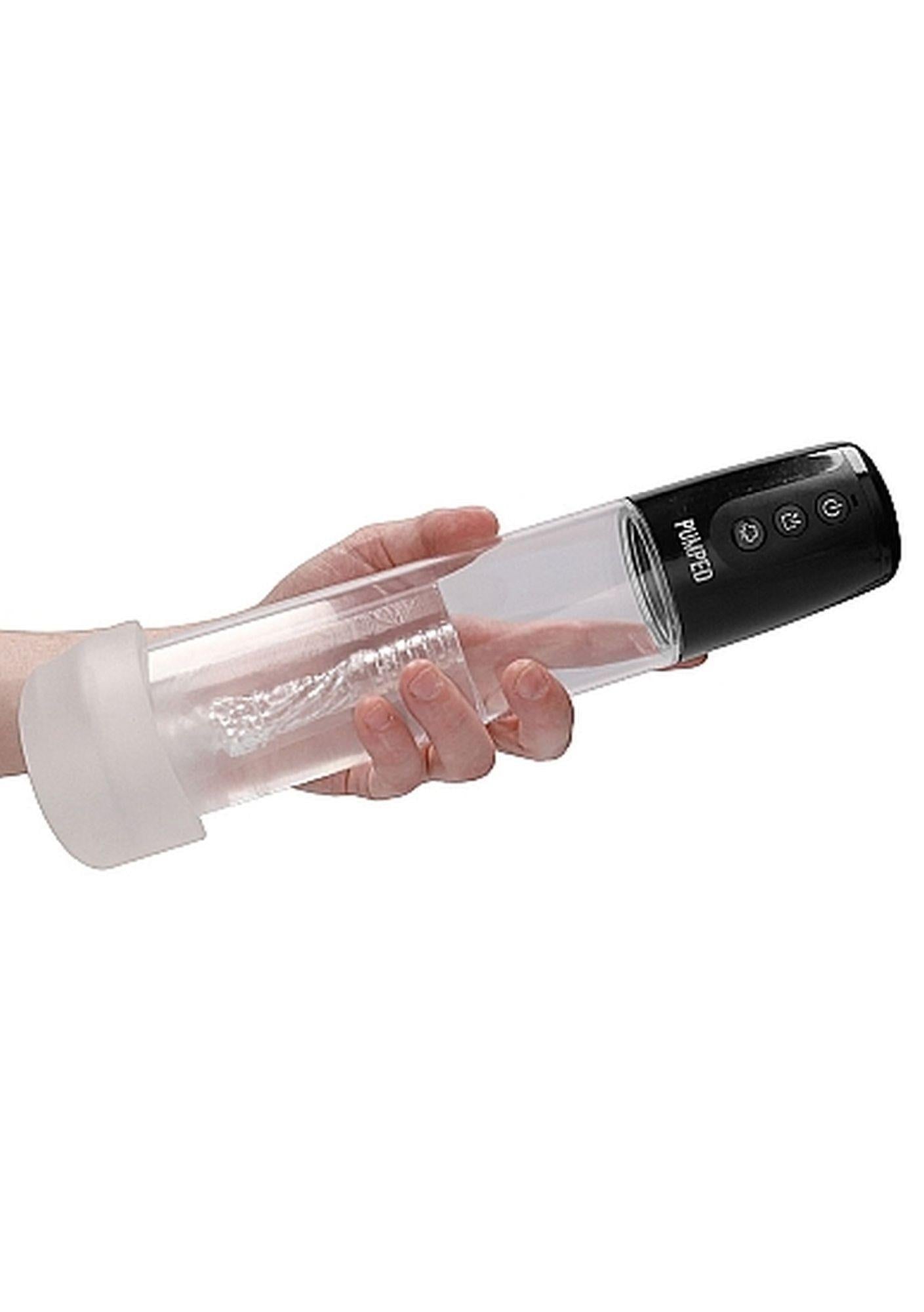 Cyberpump automată transparentă cu manșon de masturbare