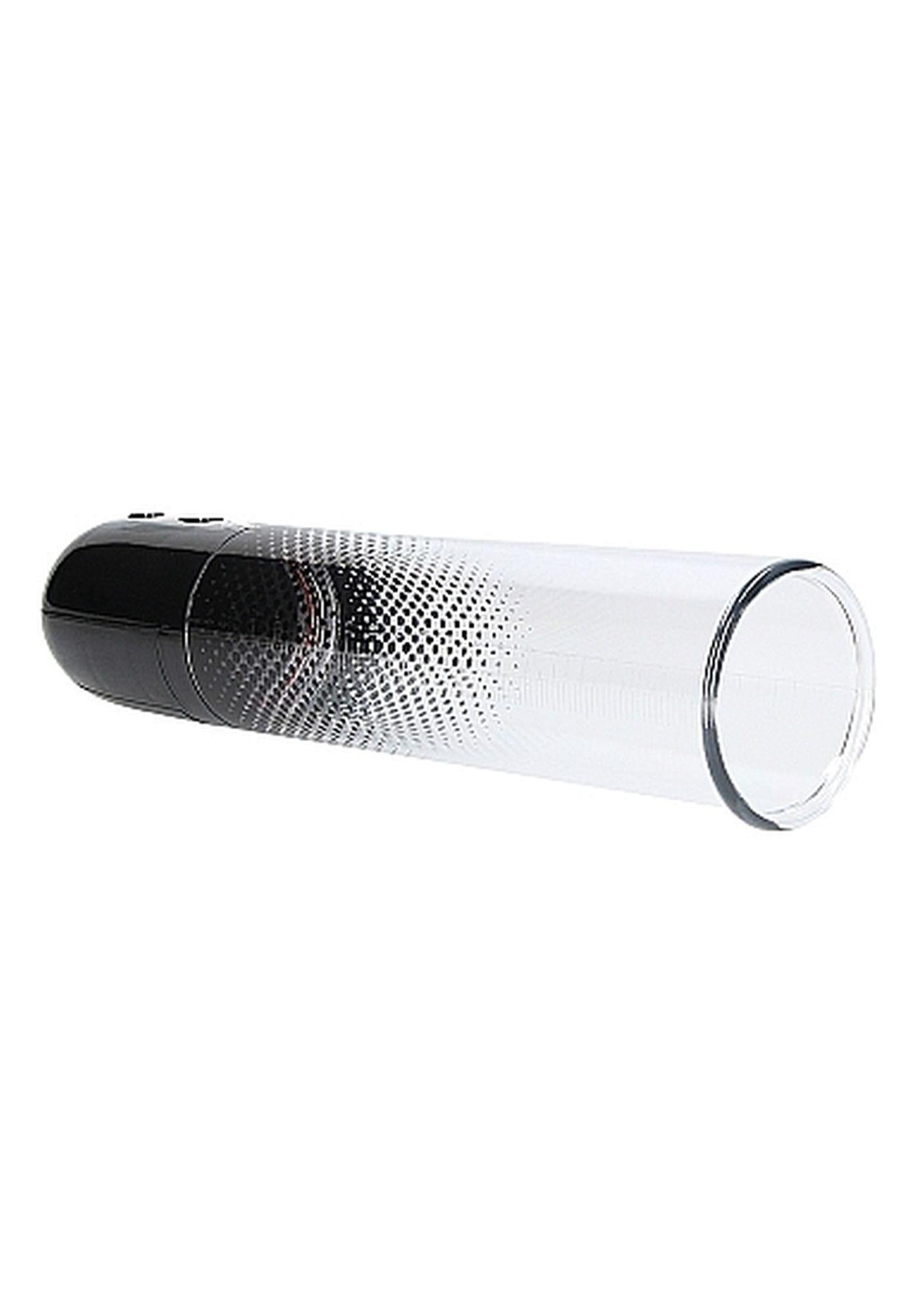 Pompă automată cu pompă Luv din silicon, neagră, 20 cm