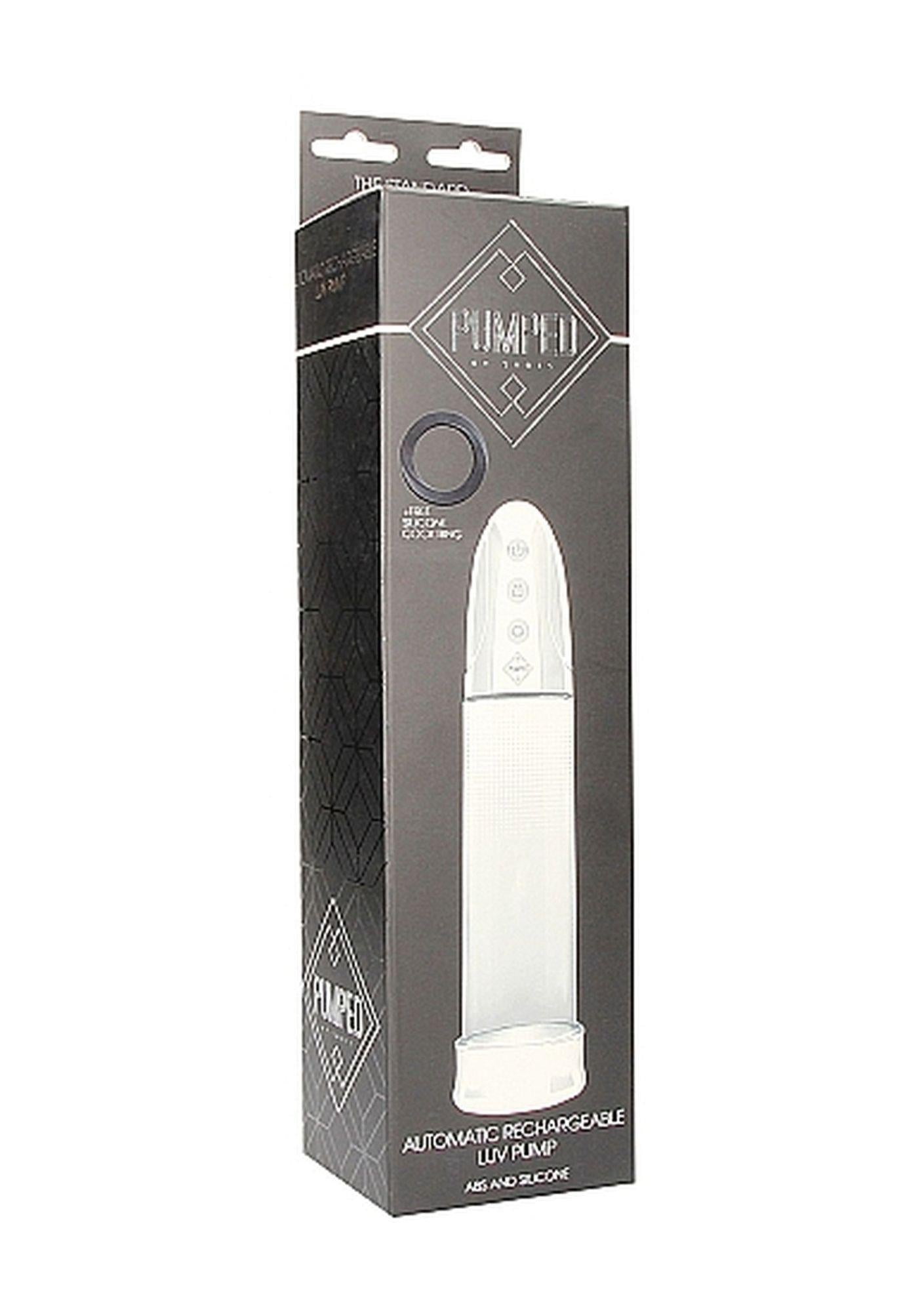 Pompă de vid automată cu pompă, transparentă, USB, 20 cm