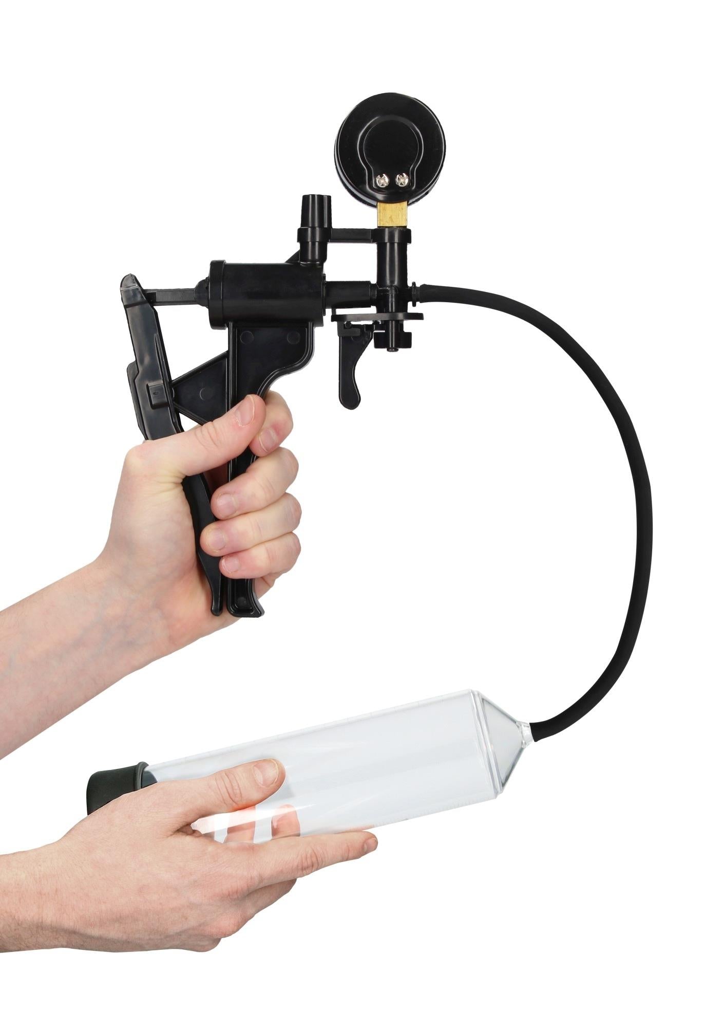 Pompă de vid transparentă Pumped Elite pentru începători cu manometru 23 cm