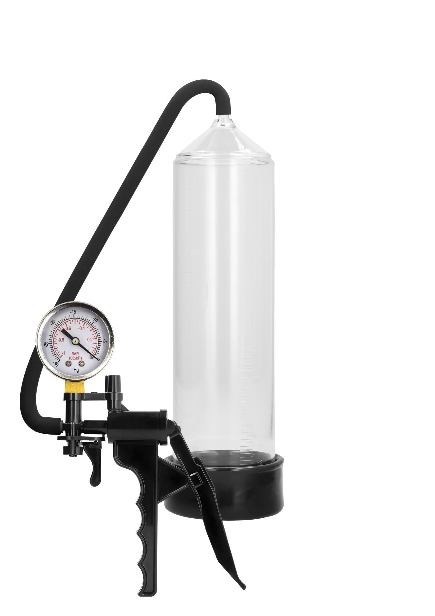 Pompă de vid transparentă Pumped Elite pentru începători cu manometru 23 cm