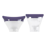 Pompă de sân și clitoris Pumped Enhance reîncărcabilă din silicon, violet