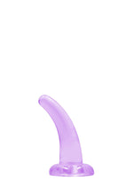Dildo cu ventuză RealRock Crystal Clear transparent 11 cm
