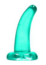 Dildo anal transparent RealRock cu ventuză 11 cm