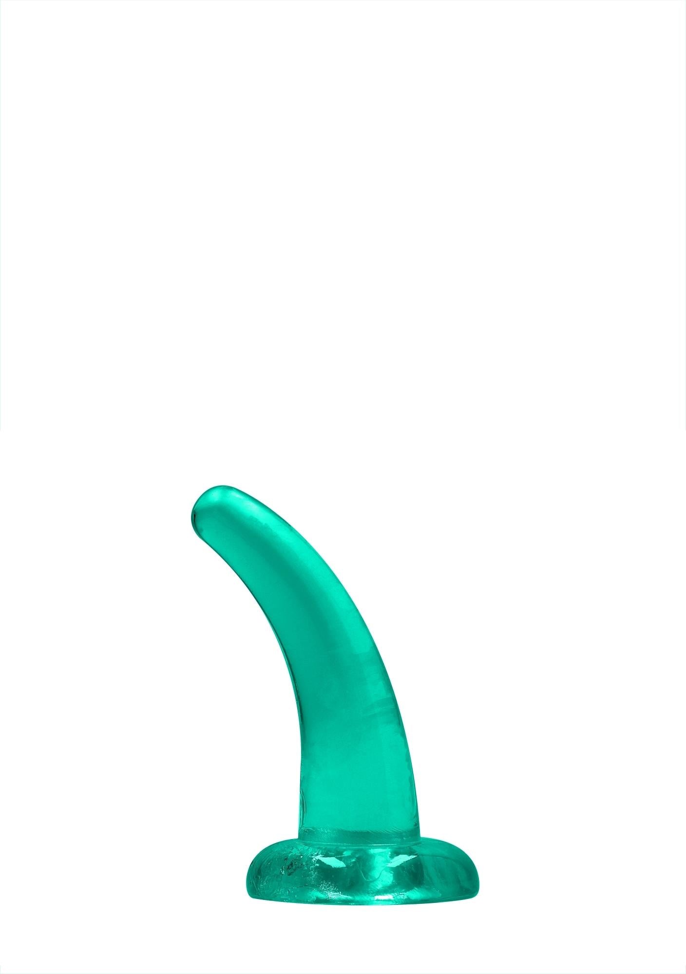 Dildo anal transparent RealRock cu ventuză 11 cm