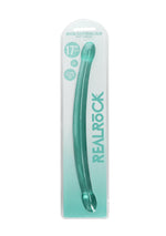 Dildo dublu RealRock Crystal Clear 42 cm