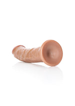 Dildo curbat realist RealRock cu ventuză 20,5 cm