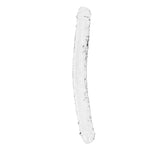 Dildo dublu realist RealRock Crystal Clear 34 cm