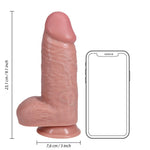 Dildo realist RealRock extra gros cu scrot 23 cm