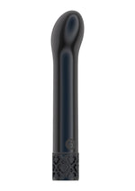 Vibrator reîncărcabil pentru punctul G Royal Gems Jewel Gunmetal