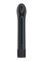 Vibrator reîncărcabil pentru punctul G Royal Gems Jewel Gunmetal