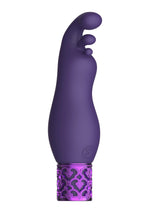 Vibrator USB Bullet din silicon violet Exquisite Royal Gems