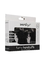 Cătușe din blană ShotsToys negre