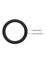 Set de inele pentru penis ShotsToys, negru, 3 mărimi