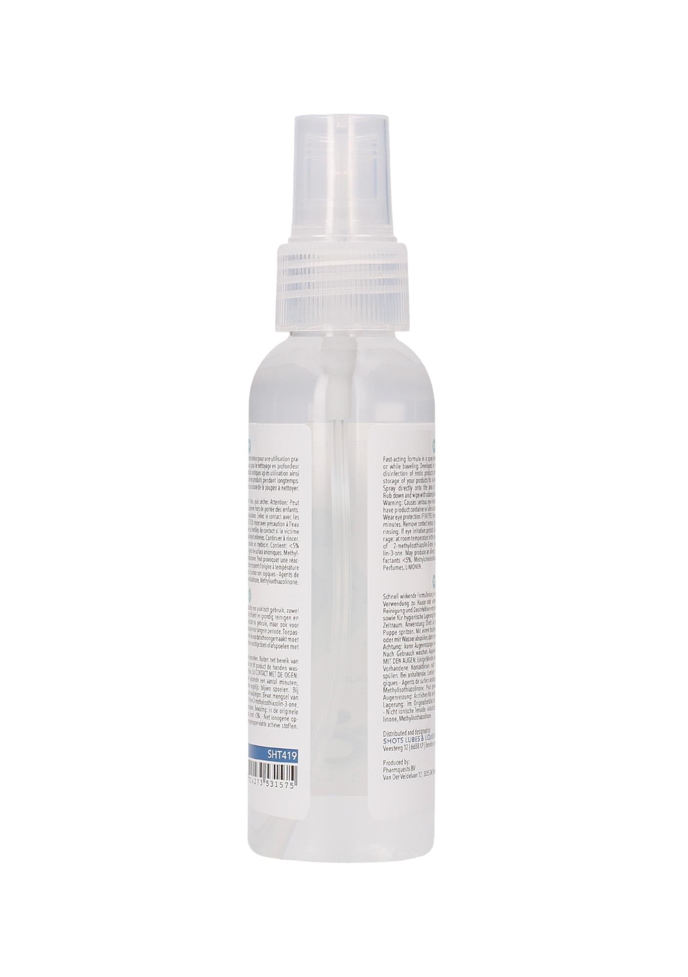 Spray de curățare pentru păpuși ShotsToys 100 ml
