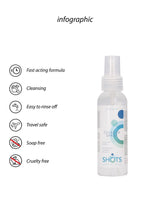 Spray de curățare pentru păpuși ShotsToys 100 ml
