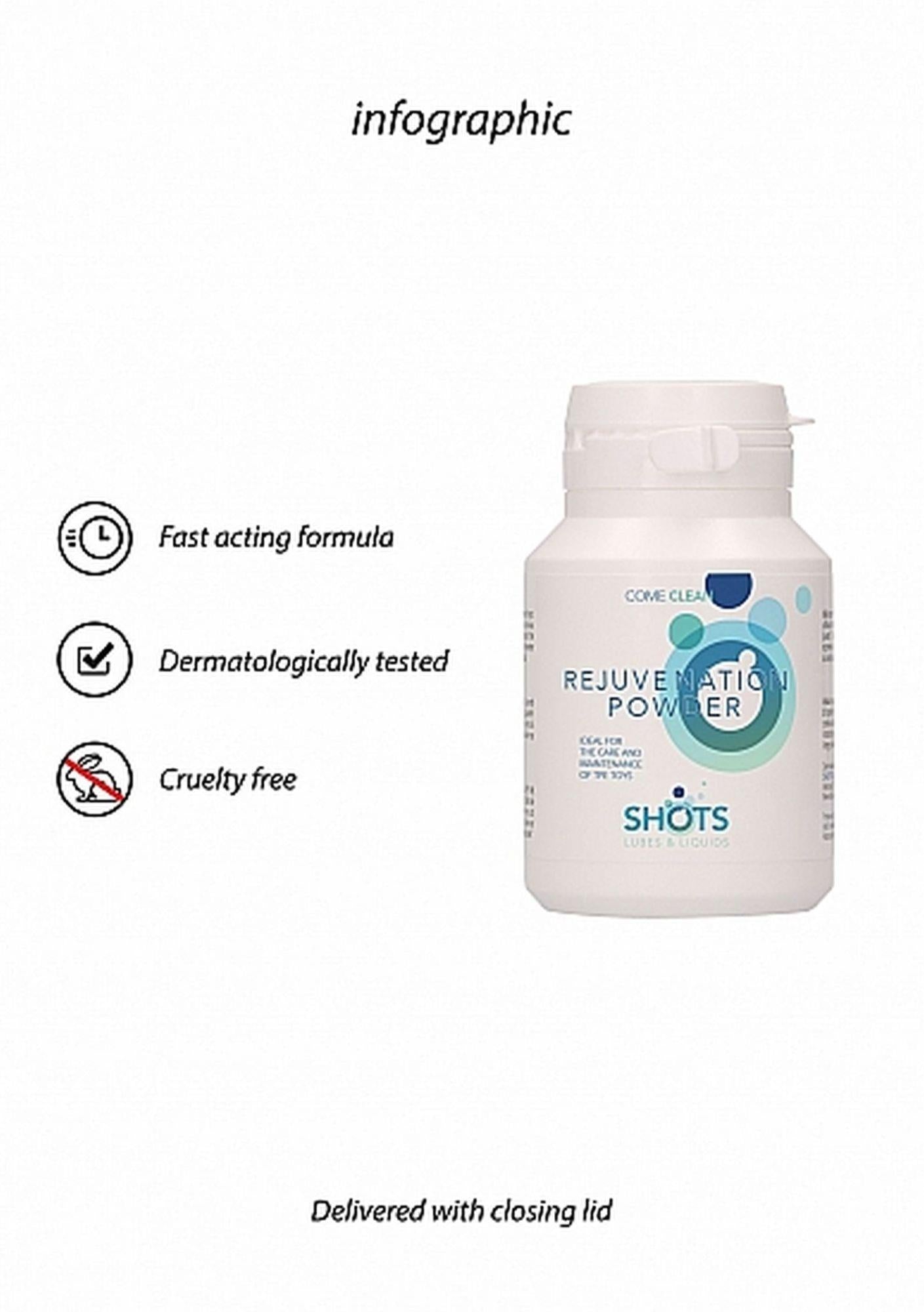 Pudră regeneratoare Shots pentru jucării sexuale 35g