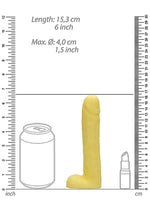Săpun vanilie SLine 18 cm în formă de penis cu testicule