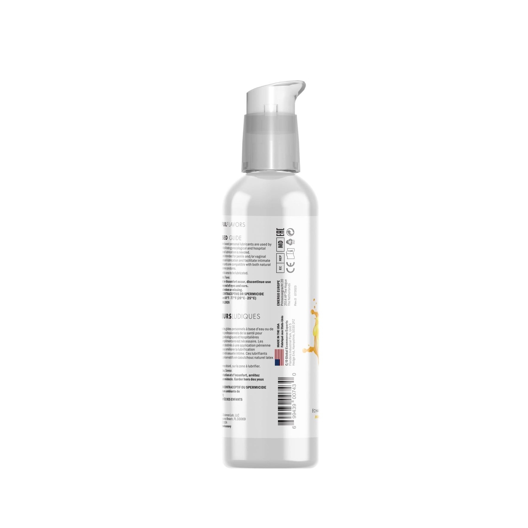 Lubrifiant 4 în 1 Swiss Navy cu aromă de mango 118 ml