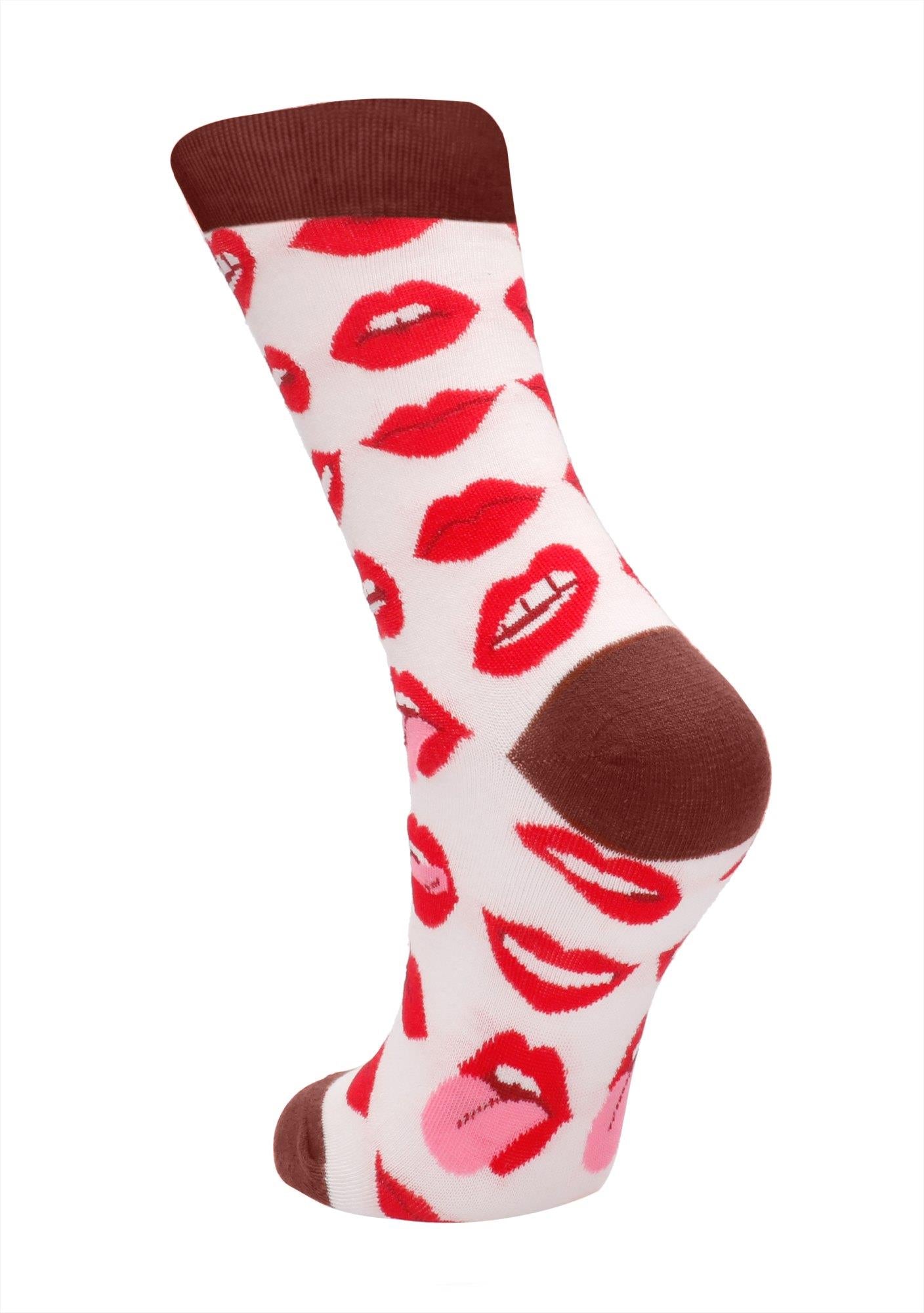 Șosete sexy Lip Love mărimea 36 41