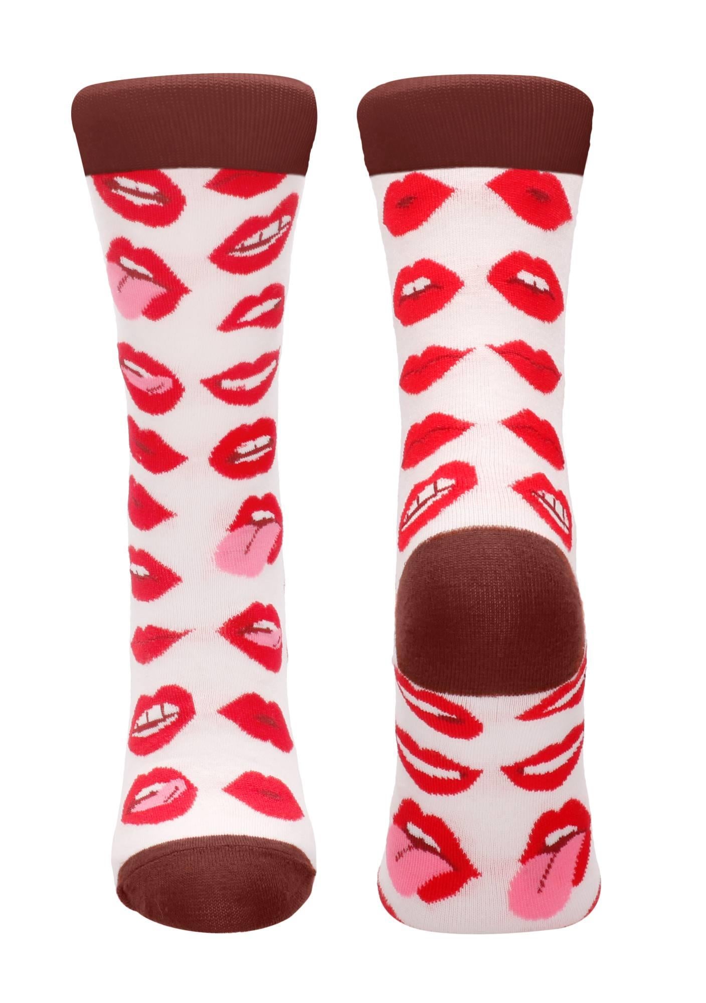 Șosete sexy Lip Love mărimea 36 41
