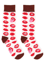 Șosete sexy Lip Love mărimea 36 41