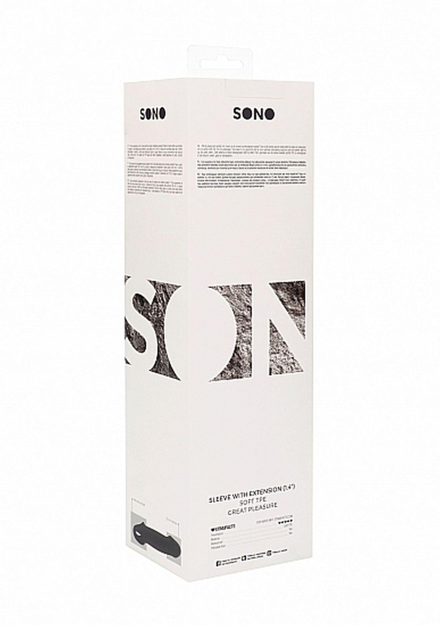 Sono No.17 Penis Extender Negru 26 cm