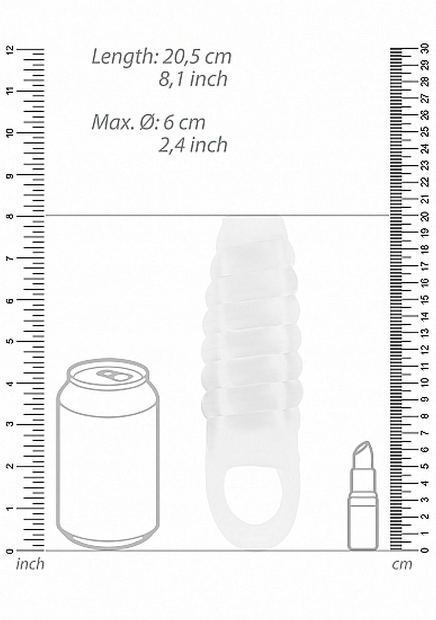 Sono No21 Extensie Transparent TPE 20,5 cm