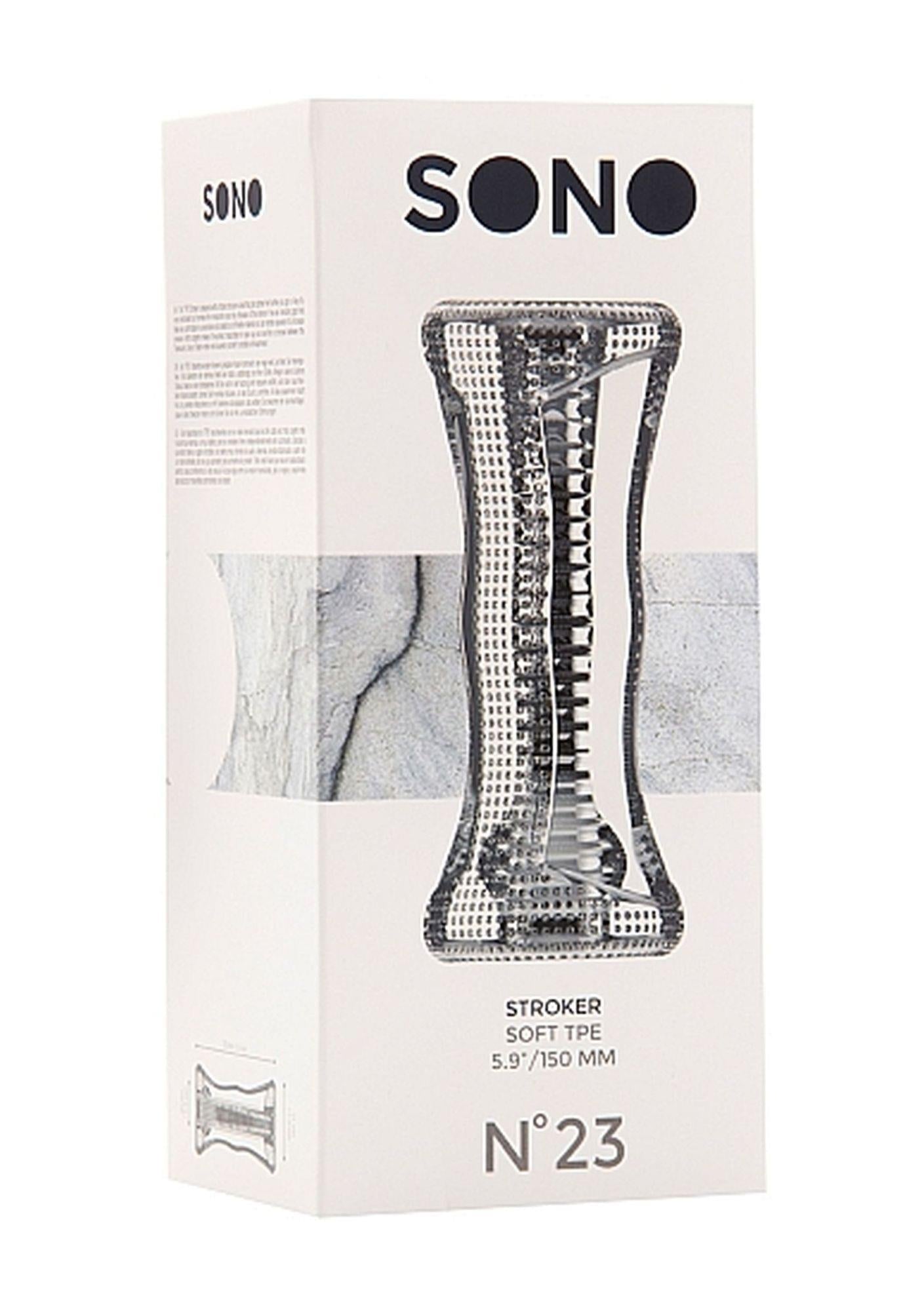 Masturbator Sono Stroker Transparent TPE