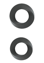 Set de inele pentru penis Sono No.24 din silicon, gri, impermeabile