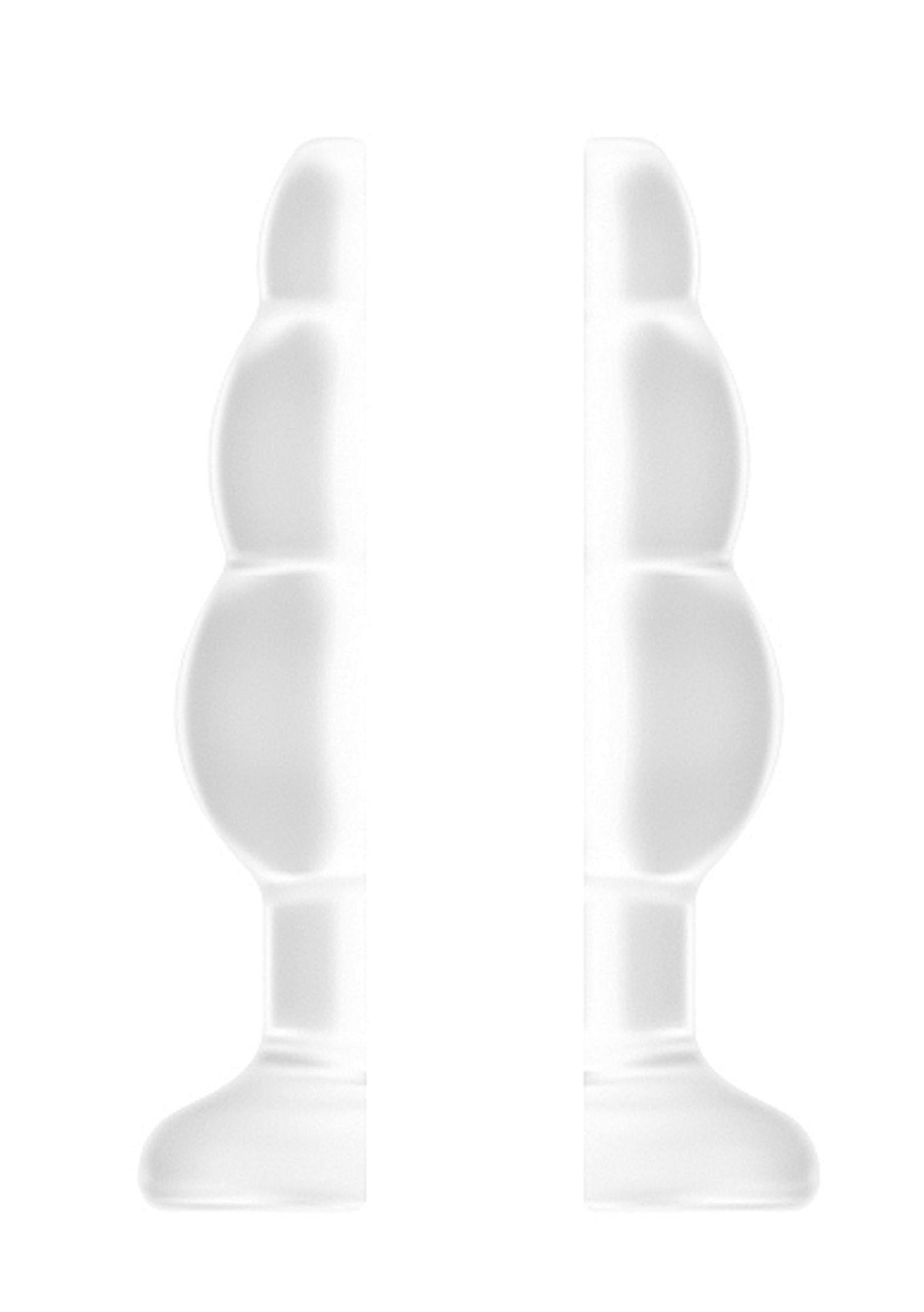 Plug anal Sono tunel mic, transparent, 8 cm