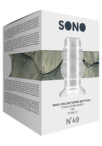 Plug anal Sono tunel mic, transparent, 8 cm