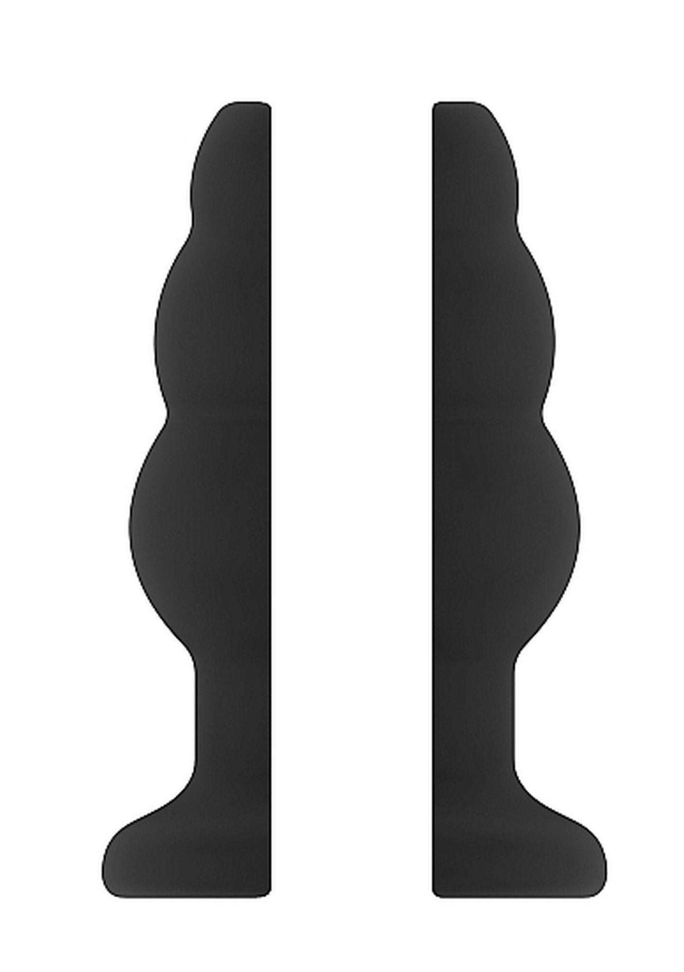 Dop de tunel anal Sono mediu, negru, 10 cm