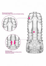 Masturbator Sono 68 transparent 15 cm TPE