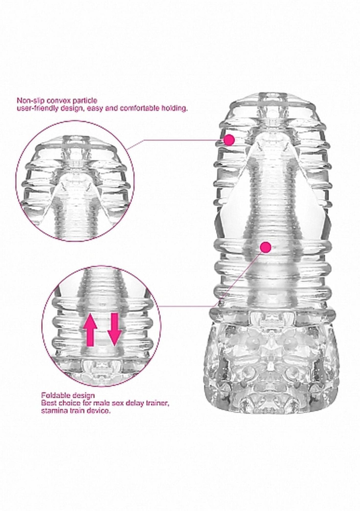 Masturbator Sono 68 transparent 15 cm TPE