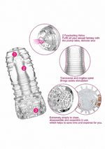 Masturbator Sono 68 transparent 15 cm TPE