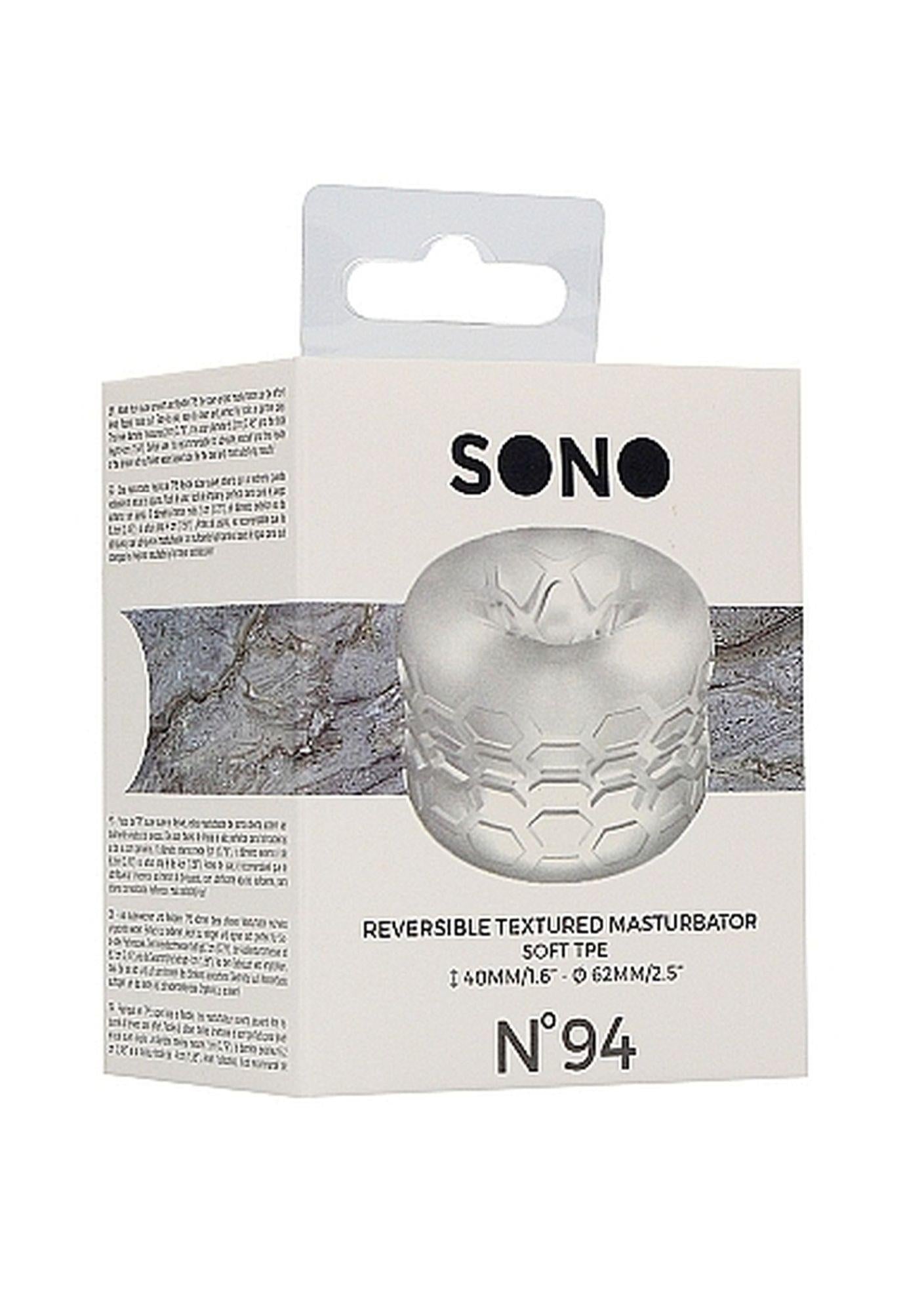 Masturbator reversibil Sono 94 Transparent