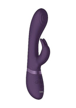 Vibrator Cato G-spot Vive Bunny, cu USB violet