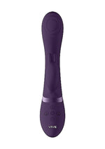 Vibrator Cato G-spot Vive Bunny, cu USB violet