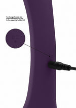 Vibrator USB rotativ Vive Nilo Purple Iepuraș
