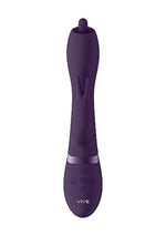 Vibrator USB rotativ Vive Nilo Purple Iepuraș