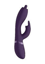 Vibrator USB rotativ Vive Nilo Purple Iepuraș
